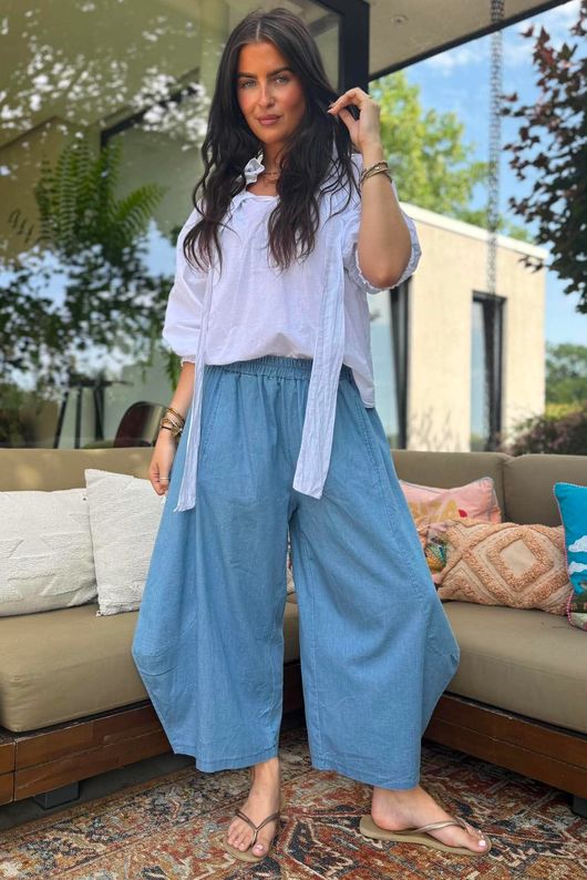 Freddie Classic Barrel Culotte Jean Light